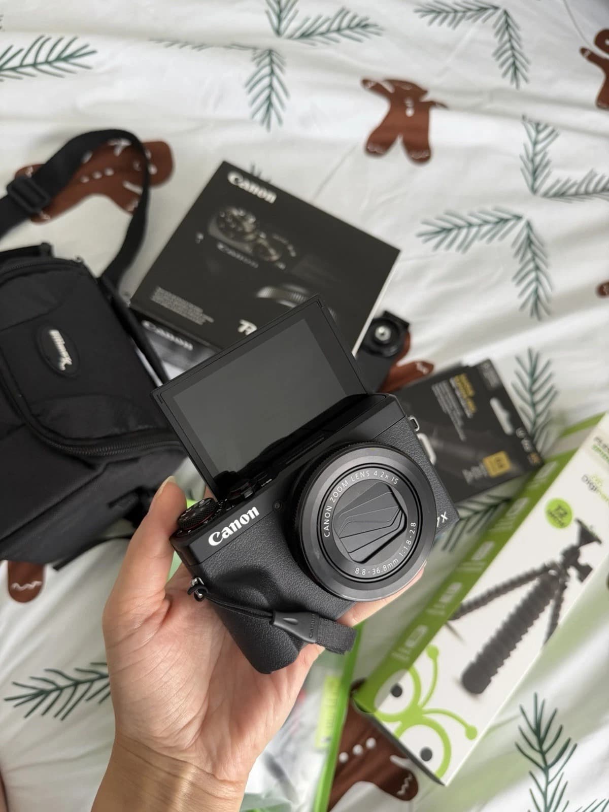 Canon PowerShot G7 x Mark III Black Camera US Model 3638C001 - Image 1