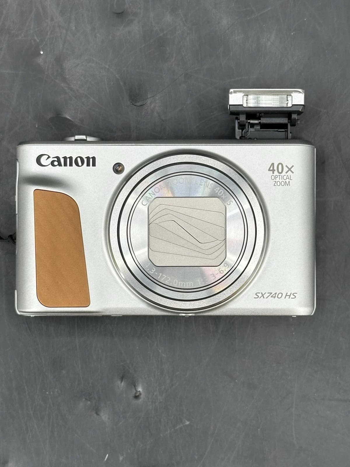 Canon PowerShot SX740 HS 20.3MP 4K Digital Camera 40x Optical Zoom - Silver - Image 1