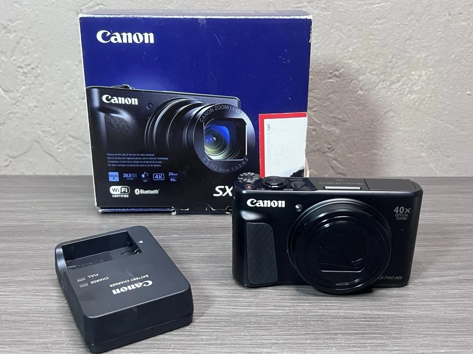 Canon PowerShot SX740 HS 20.3MP Point & Shoot Digital Camera - Image 1