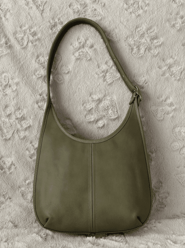 coach-ergo-womens-leather-shoulder-bag-c3855-green - Image 1