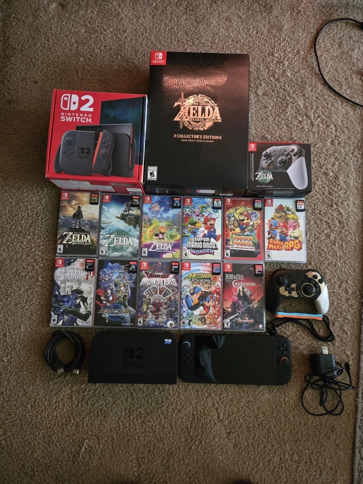 Nintendo Switch 2 Console W/11 Games and Accessories - Image 1