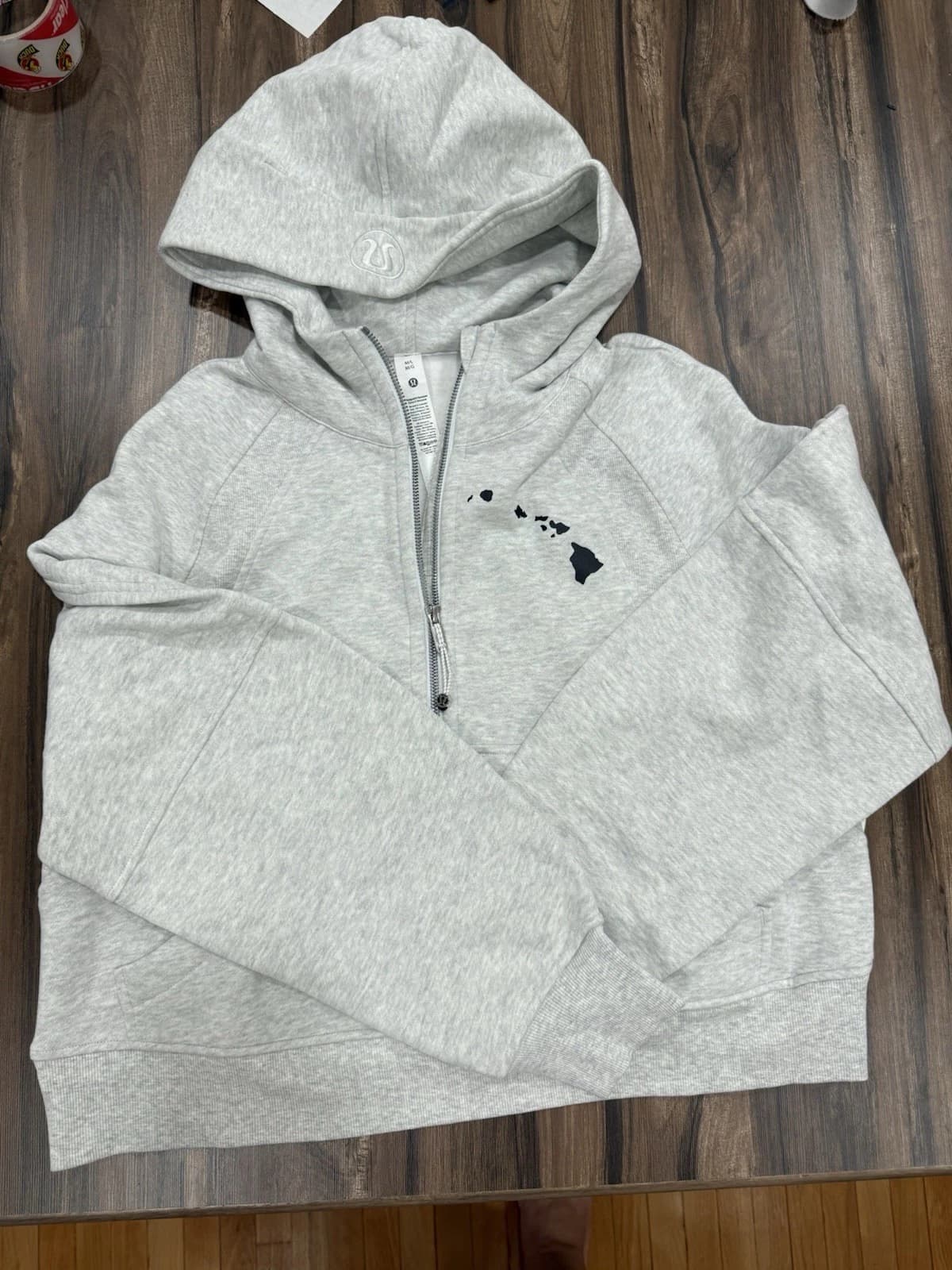 NWT Lululemon Hawaii Scuba Oversized Half Zip Hoodie Hawaii Exclusive M - Image 1