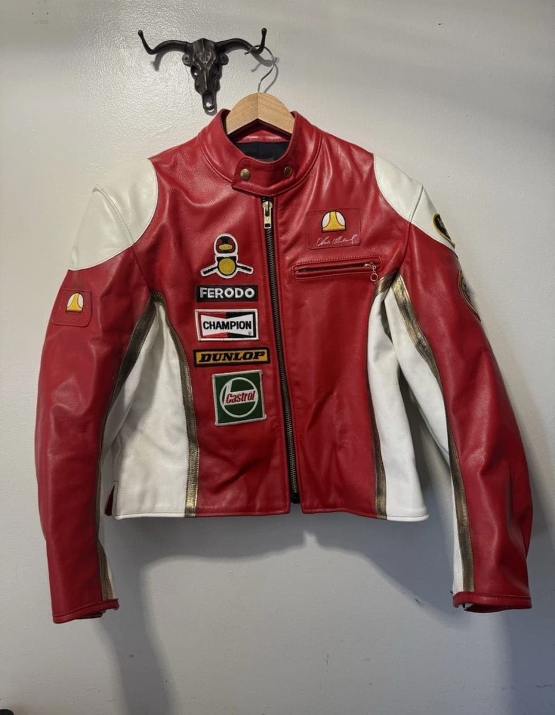 Vanson Leather Mike Hailwood Tribute Jacket Size 46(XL) - Image 1